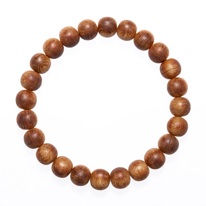 ブレスレット 屋久杉 （油木） （鹿児島県産） 8mm 24玉 （アソート） No.40 《証明書付》