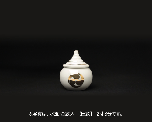 水玉 金紋入 【巴紋】 2寸5分