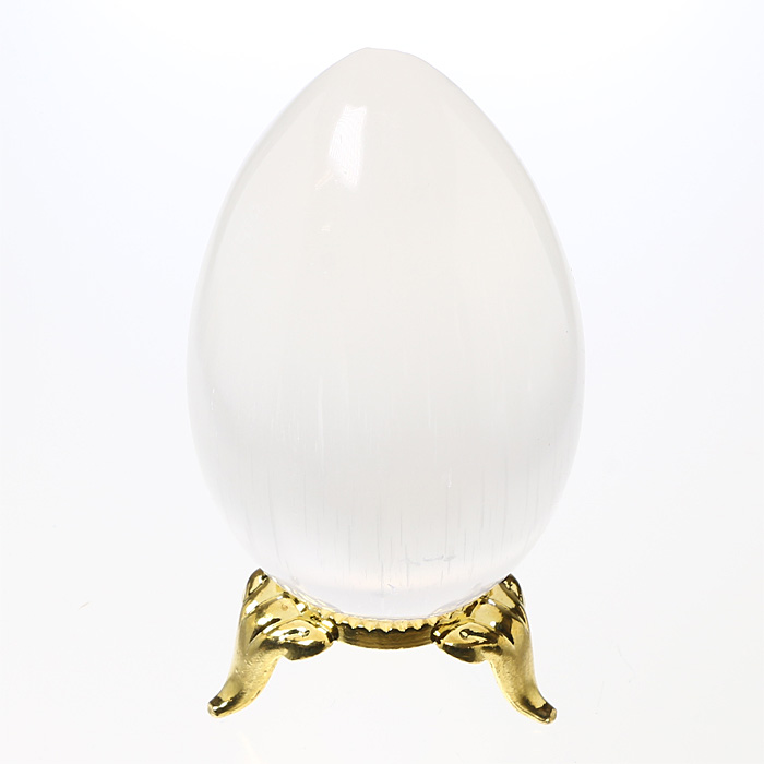 セレナイト 卵 （エッグ型） （アソート） No.1