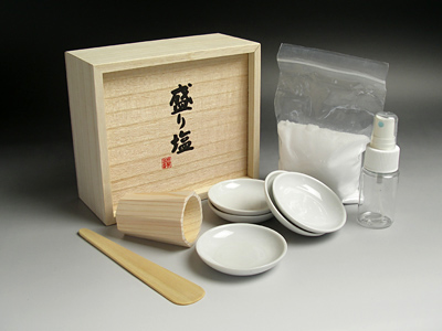 携帯用盛り塩セット（固め器 円錐）