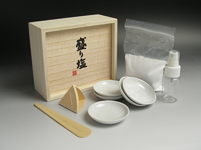 携帯用盛り塩セット（固め器 三角錐）