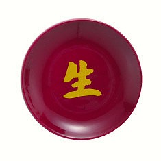 一文字皿 ワインレッド皿 【生】 『盛り塩用』
