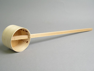 柄杓 桧製 径9cm×深6cm