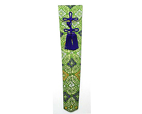 笏袋 普通寸 （緑） 39cm用