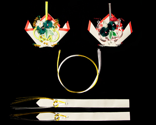 銚子用蝶飾（雄蝶・雌蝶）