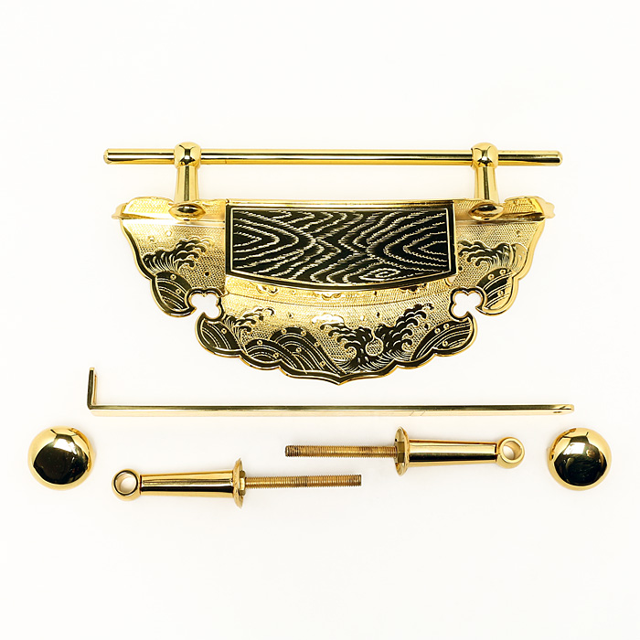 舟形錠 本金鍍金 7寸