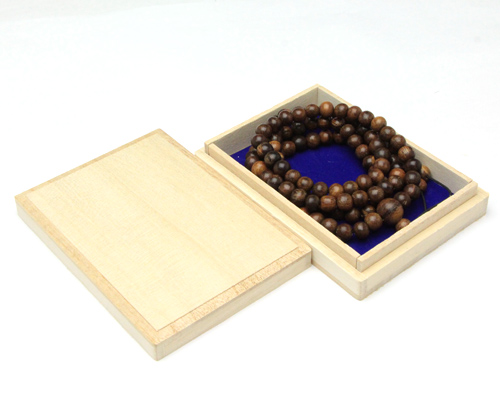 珠数 沈香（じんこう） φ7～7.5 108玉 No.1