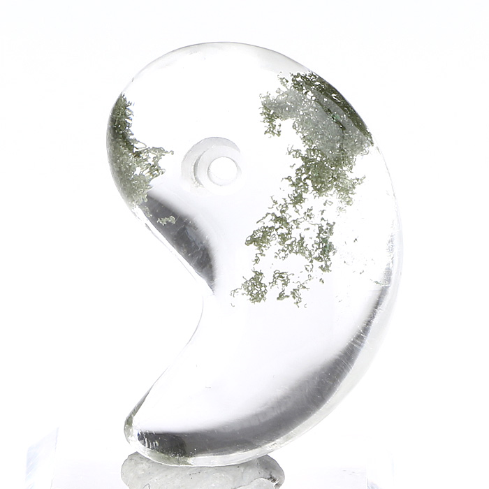 【15%off】勾玉 天然水晶 （ヒマラヤ ガネッシュヒマール産） No.44