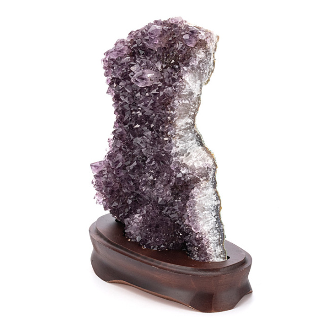 アメジストクラスター カコクセナイト入り 台付 No.416 | 高級神棚・神
