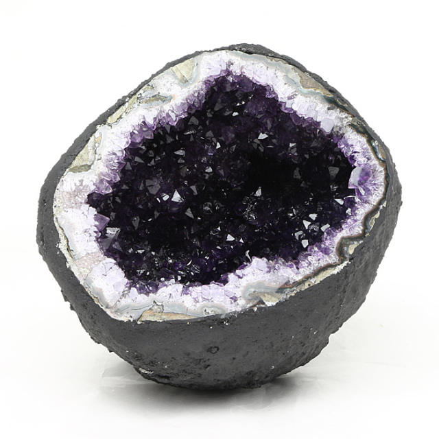 アメジスト ジオード（晶洞） ファントム （ウルグアイ産） No.12