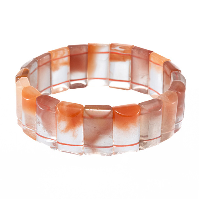 有名ブランド 天然石決算セール レッドルチルクォーツ 30%off】バングル アクセサリー