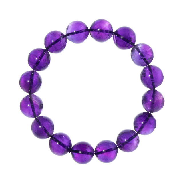 ブレスレット アメジスト （ウルグアイ産） 13mm 16玉 No.78 | 神棚