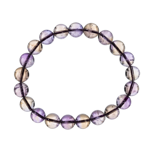 ブレスレット アメトリン AAA' （ブラジル・ボリビア産） 9mm 21玉 No