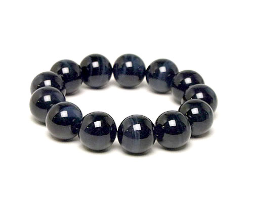 ブレスレット ブルータイガーアイ（青虎目石）16φ 13玉 No.2 | 神棚