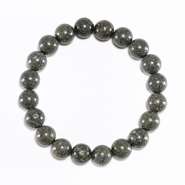 ブレスレット 霊峰 富士溶岩 （静岡県産） 10φ 20玉 （アソート） No.5