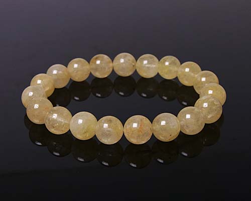 特注H&E社 ヒマラヤゴールドアゼツライト 24㎜ ブレスレット 証明付き