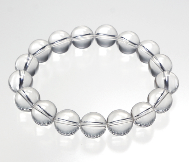【天然石決算セール 30%off】ブレス ヒマラヤ水晶（12mm）16玉