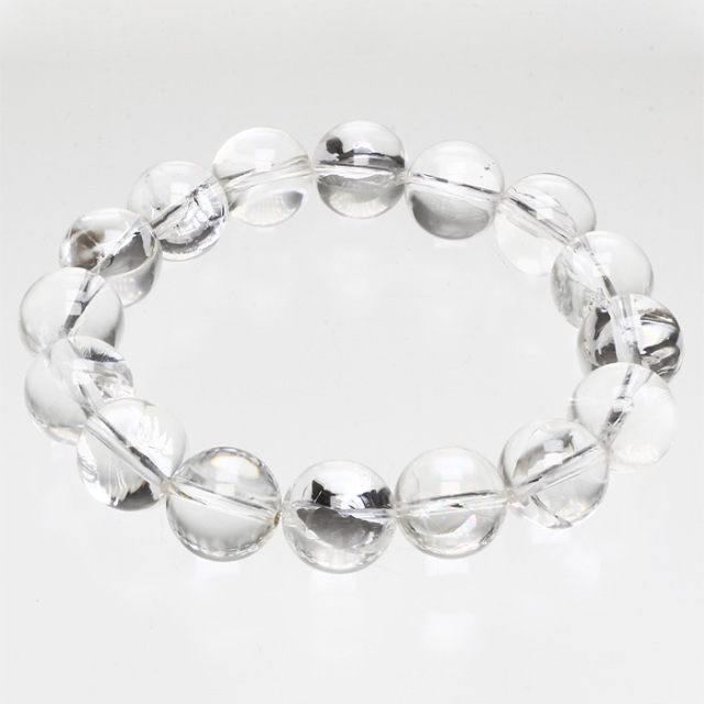 ブレスレット 天然レインボークォーツ （アイリスクォーツ） SA 14φ 16