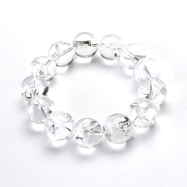 ブレスレット ナチュラルレインボー水晶 （アイリスクォーツ） AA 18φ