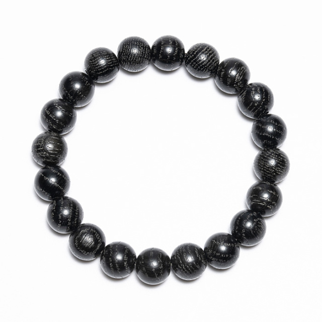 ブレスレット 神代栗 （北海道産） 10φ 20玉 （アソート） No.2 《証明