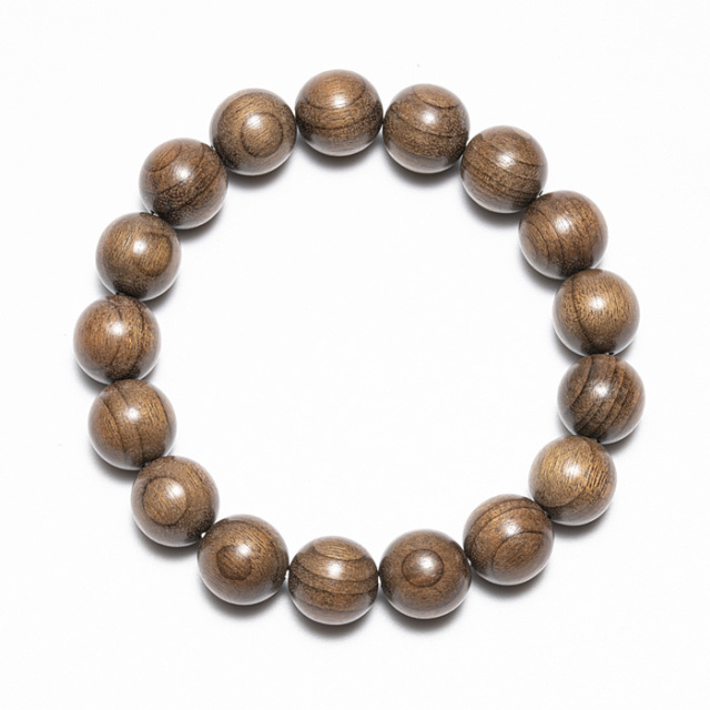 ブレスレット 神代杉 （日本産） 12φ 17玉 （アソート） No.3 《証明