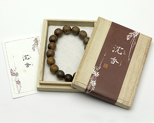 ブレスレット 沈香（じんこう） 12φ 17玉 | 神棚・神具の製造販売通販