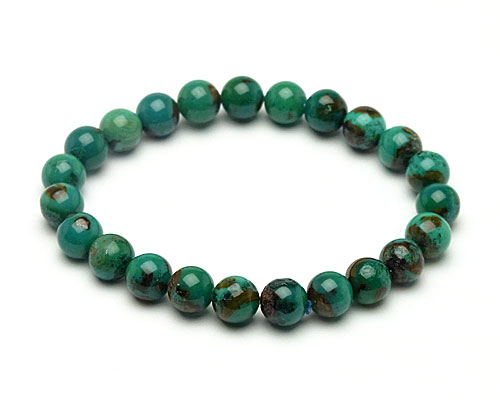 天然石大セール 20%off】ブレスレット ジェムシリカ 8φ 23玉 No.6