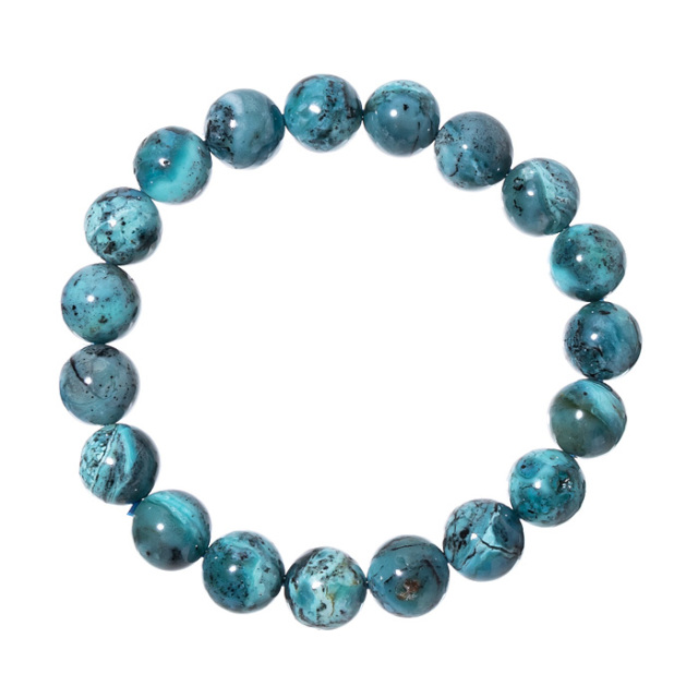 ブレスレット クリソコラシャッタカイト （コンゴ共和国産） 10.5mm 19