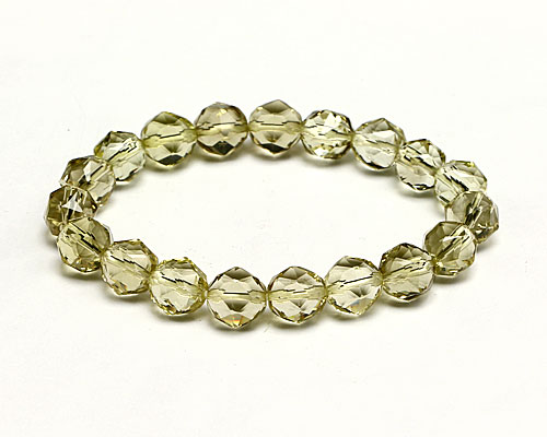 ブレスレット レモンクォーツ スターカット 10φ 19玉 No.1 | 神棚・神