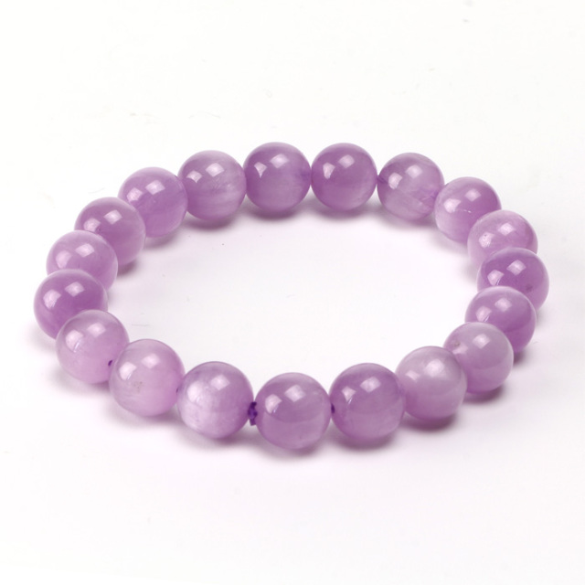 ブレスレット ピンククンツァイト AA （ブラジル産） 10φ 19玉 No.9