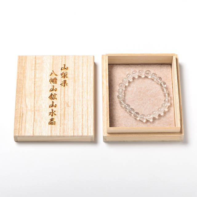 天然石決算セール 30%off】ブレスレット 白水晶 3A 8mm 23玉