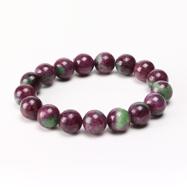 ブレスレット ルビーインゾイサイト （ブラジル産） 12φ 17玉 No