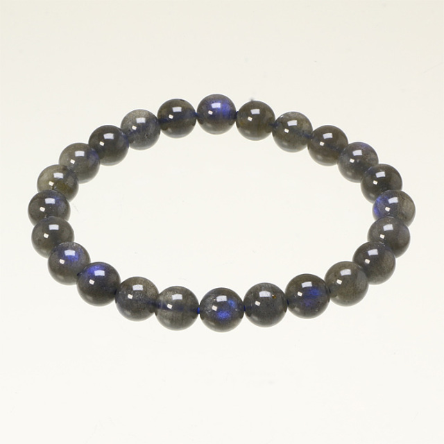 ブレスレット ブルーラブラドライト 7.5φ 24玉 No.58 | 神棚・神具の