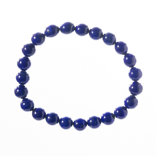 ブレスレット ラピスラズリ （アフガニスタン産） 8mm 24玉 （アソート