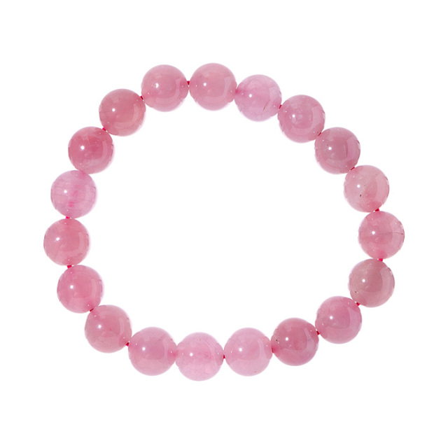 ブレスレット パープルローズクォーツ （マダガスカル産） 11mm 19玉