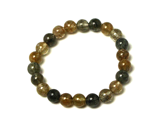 ブレスレット ミックスルチル 8φ 22玉 《説明書付》 No.54 | 神棚・神