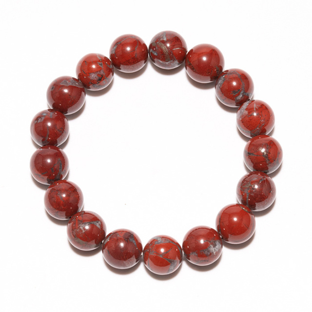 天然石大セール 20%off】ブレスレット 佐渡赤玉石 （新潟県産） 12φ 17