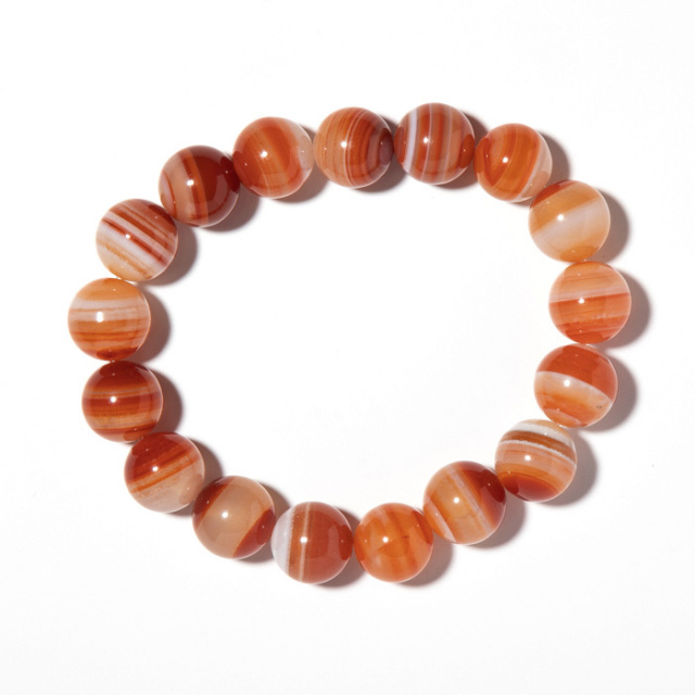 ブレスレット サードオニキス 12φ 17玉 No.4