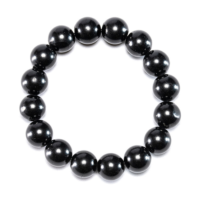 ブレスレット シュンガイト （ロシア カレリア共和国産） 12mm
