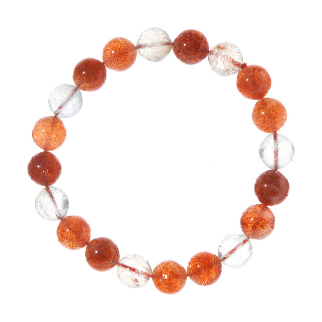 ブレスレット フェルドスパーサンストーン （タンザニア産