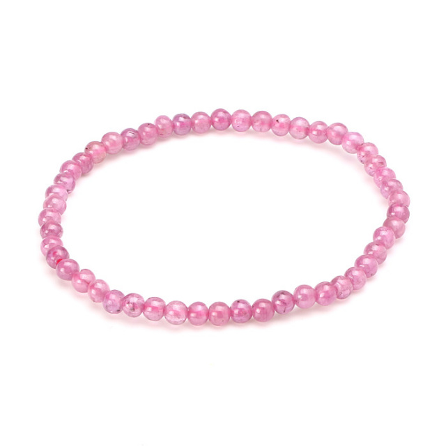 14kgf  ピンクサファイアのブレスレット◝✩ 14KGFピンクサファイア ブレスレット | フェルミナータのハンドメイド