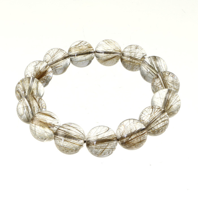 ブレスレット シルバールチル キャッツアイ 15φ 15玉 No.9 | 神棚・神