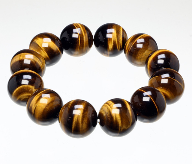 ブレスレット タイガーアイ（虎目石） SA 20φ 12玉 （アソート） No.9