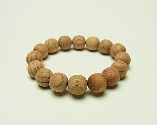 ブレスレット 屋久杉 12φ 16玉 No.3 | 神棚・神具の製造販売通販なら
