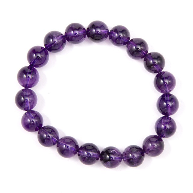 ブレスレット アメジスト （ウルグアイ産） 10mm 19玉 No.105 | 神棚