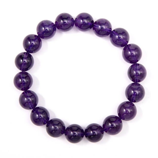 ブレスレット アメジスト （ウルグアイ産） 11.5mm 18玉 No.107 | 神棚