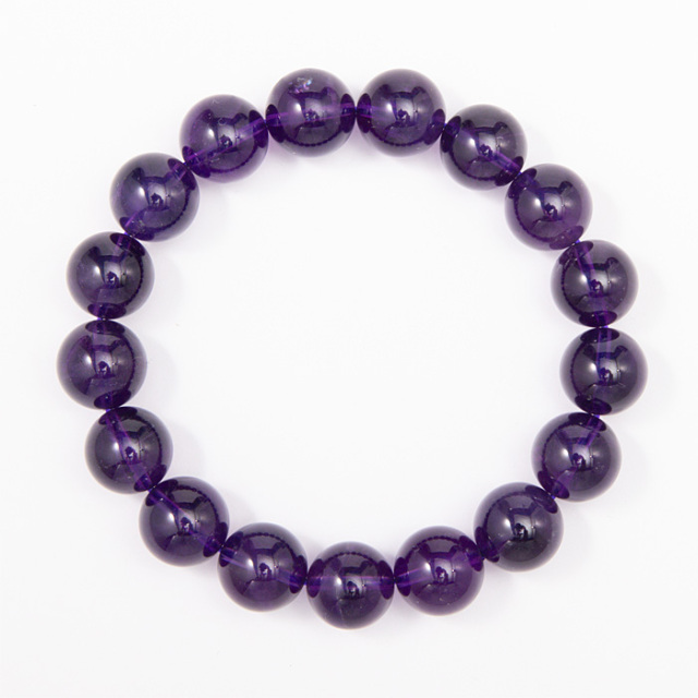ブレスレット アメジスト （ウルグアイ産） 12mm 17玉 No.108 | 神棚