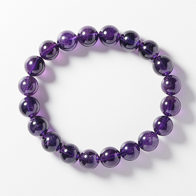 高品質　アメジスト回紋珠ブレスレット ブレスレット アメジスト （ウルグアイ産） 10mm 20玉 No.89 | 神棚