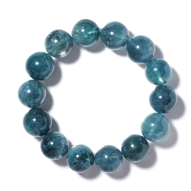 ブレスレット アクアマリン 16mm 14玉 No.79