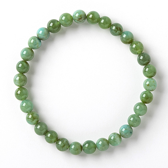 ★希少石★ ジェムシリカ　ブレスレット ブレスレット ジェムシリカ AA+ （ペルー産） 6mm 30玉 No.27 | 神棚